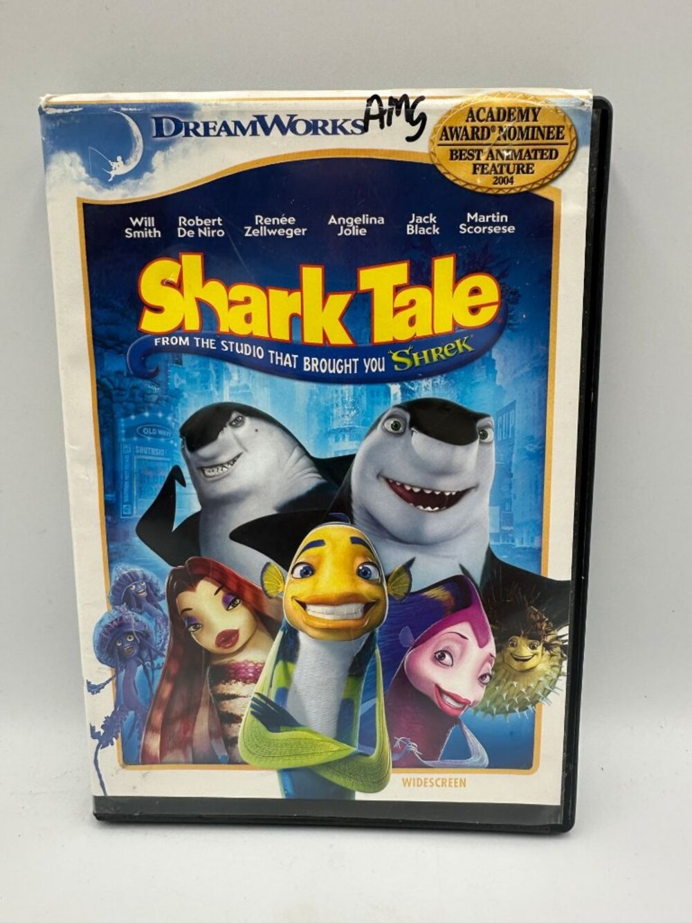 Shark Tale DVD 2004 PG Will Smith Renee Zellweger DreamWorks Animation